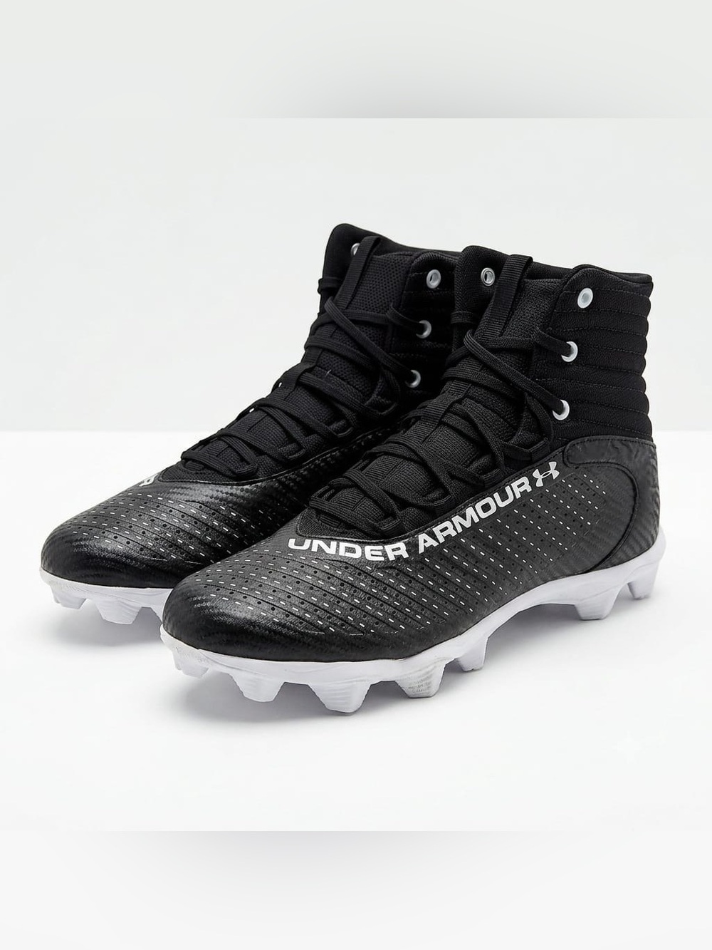 Under Armour Highlight RM Football Cleats 3027300-001 Black Men’s Size 10 New